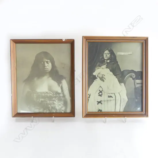 2 VINTAGE REPRINT PHOTOS HEMA RUKA . 1885.240 x 190mm 