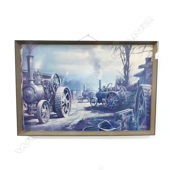J. H. LYNCH TRACTOR PRINT 500x750mm