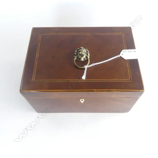 GEORGIAN MAHOGANY BOX 