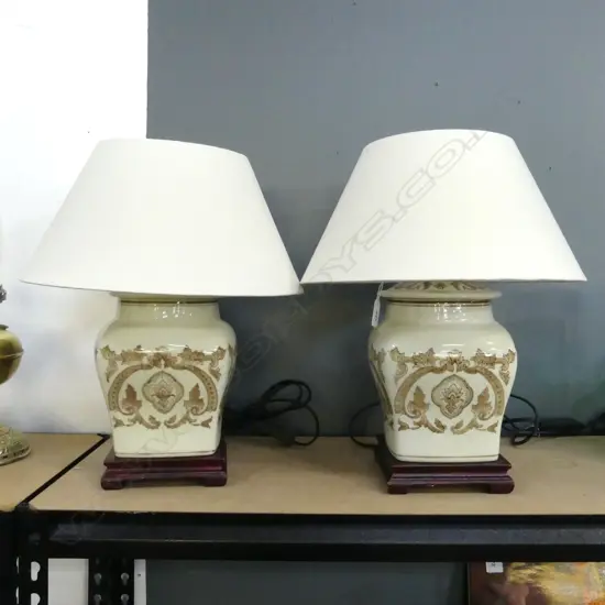 PR ORIENTAL CERAMIC LAMPS H.400mm
