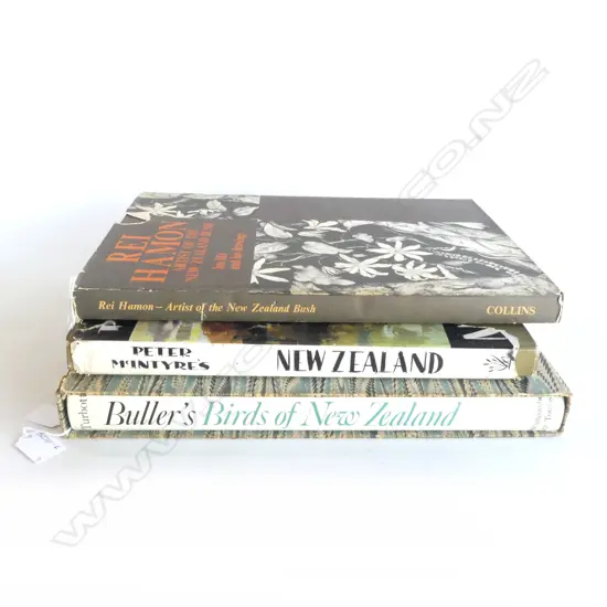 'BULLER'S BIRDS OF NEW ZEALAND', cased, REI HAMON 'ARTIST of the NEW ZEALAND BUSH' & PETER MCINTYRE'S 'NEW ZEALAND'