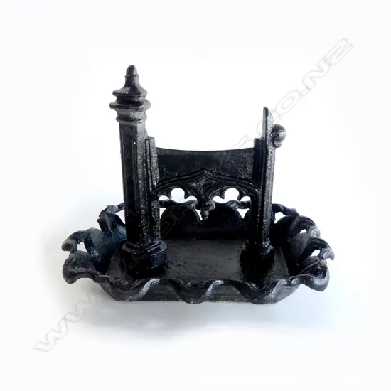 ANTIQUE CAST IRON BOOT SCRAPER W.380mm