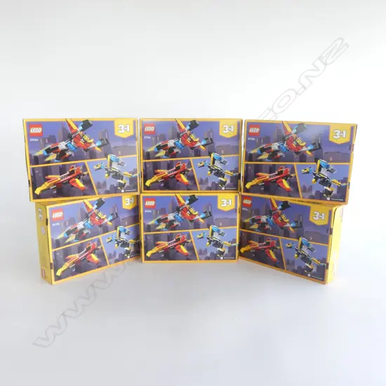 6 BOXES LEGO CREATOR 3 IN 1 ALL UNOPENED 