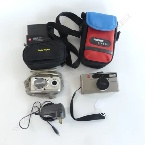 2 DIGITAL CAMERAS; LEICA MINILUX & OLYMPUS