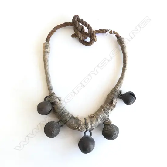 VINTAGE EASTERN COW BELL COLLAR