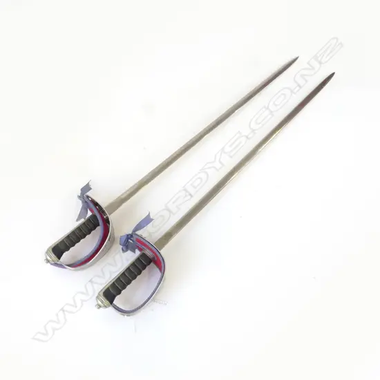 PAIR OF VINTAGE WILKINSON DRESS SWORDS – SWORD CUTLERS LONDON BY APPOINTMENT OF HER MAJESTY QUEEN ELIZABETH II, L.900mm