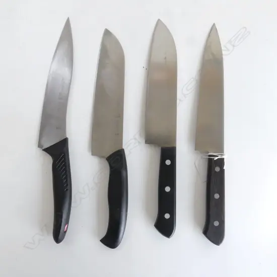 4 HENCKELS CHEFS KNIVES 