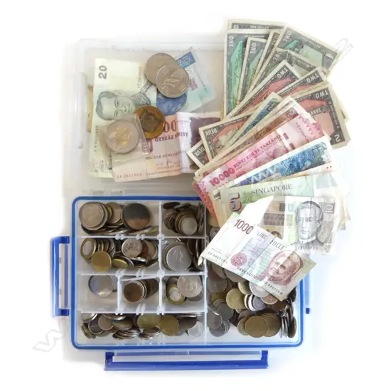 ASST. WORLD NOTES & COINS