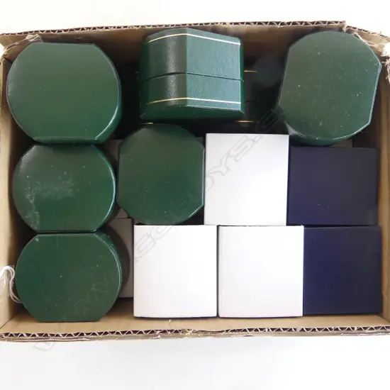 BOX 23 NEW RING BOXES