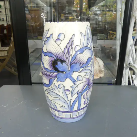 TALL CHARLOTTE READ MAUVE VASE H230MM
