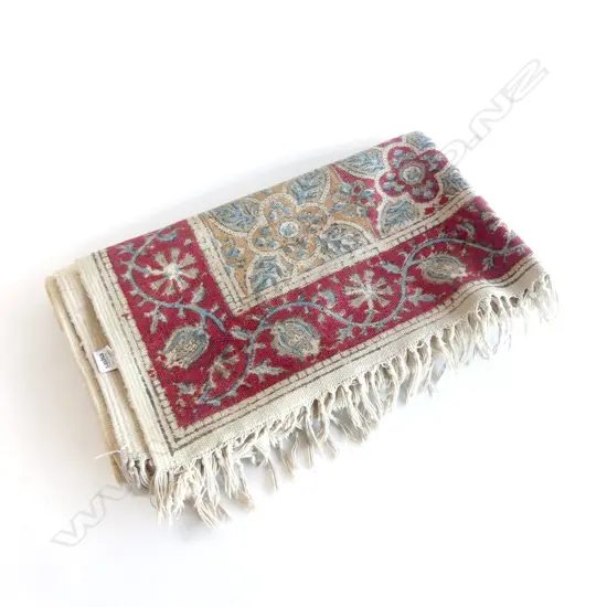 FLAT WEAVE PRINTED COTTON RUG 1550x950mm