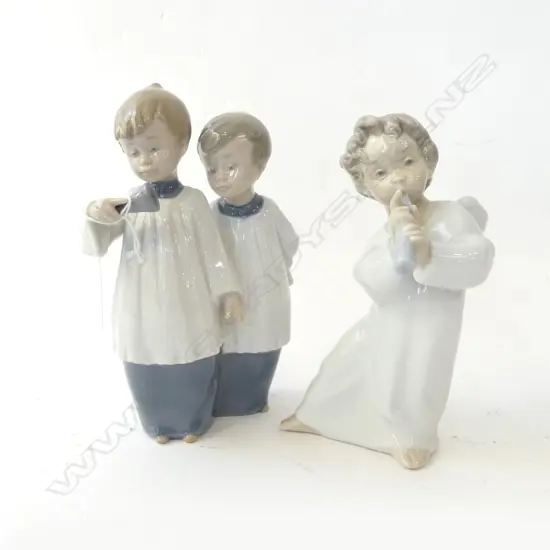LLADRO ANGEL H.160mm & NAO CHOIR BOYS