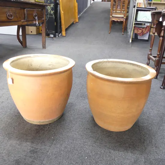 PR LG TERRACOTTA PLANTERS H.390mm, 430mm dia