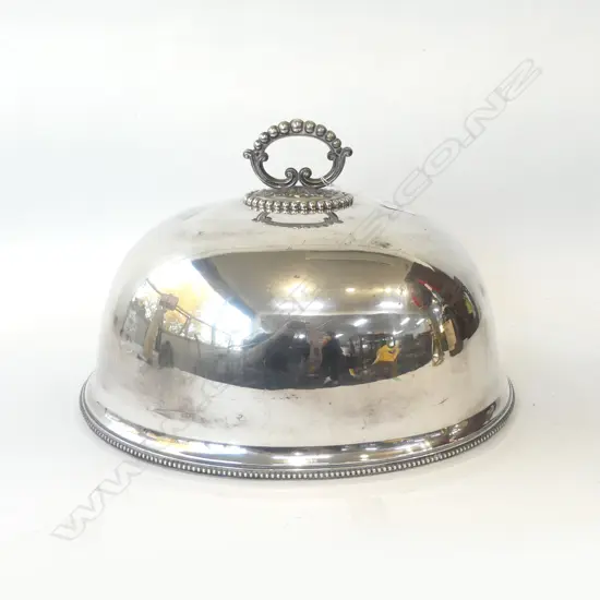 LG SILVER PLATE FOOD DOME / ROAST COVER W.460mm