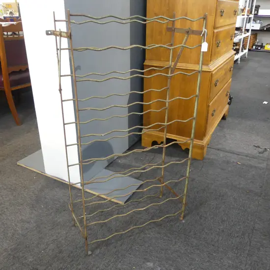 INDUSTRIAL METAL WIRE WINE RACK 550x285x1025mm