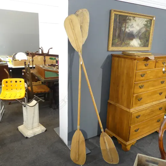 PR WOODEN OARS L.2100mm