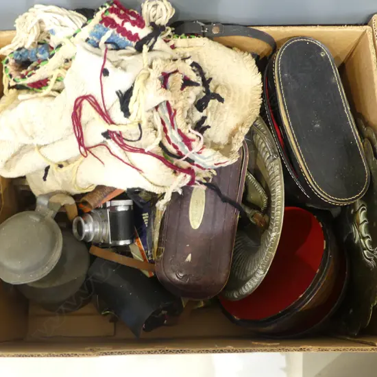 EP, BINOCULARS, MODERN MAORI CLOAK, ETC