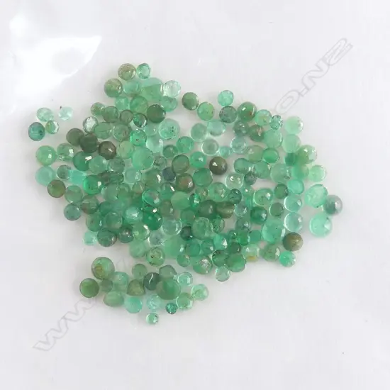 20ct FACETED EMERALDS