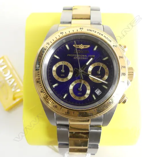 INVICTA GENTS WRIST WATCH, BOXED & RUNNING