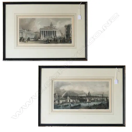 PR OF COLOURED ENGRAVINGS OF LONDON, 460 x 670mm