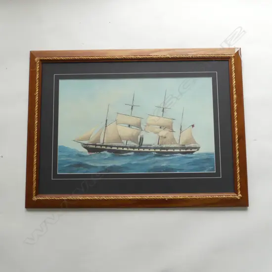 SAILING SHIP PRINT 350x570mm