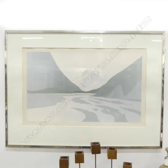 MALCOLM WARR 'EARLY LIGHT, MT COOK' AP VII/XV '81 515x815mm