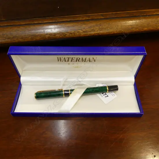 WATERMAN FOUNTAIN PEN, CASED 
