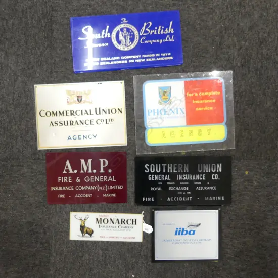 7 INSURANCE COMPANY SIGNS