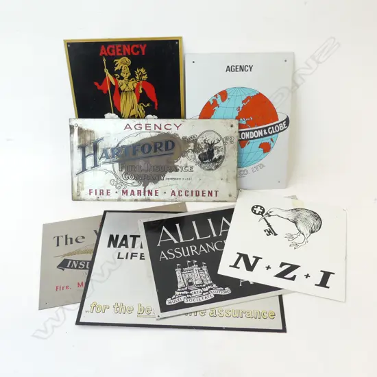 7 INSURANCE COMPANY SIGNS