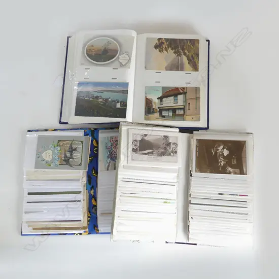 3 ALBUMS VINTAGE CARDS & POSTCARDS