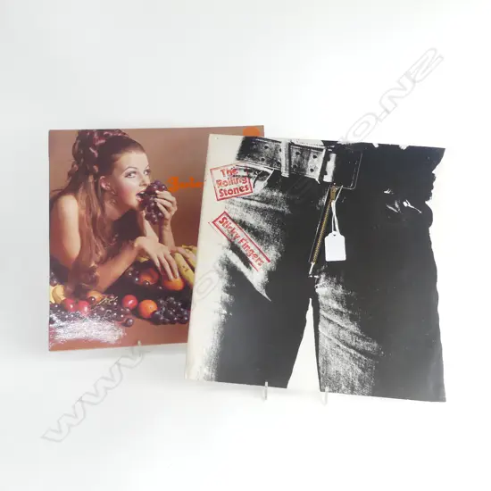 2 RECORDS; ROLLING STONES 'STICKY FINGERS', JUICY LUCY