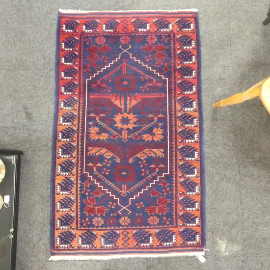 HANDKNOTTED PERSIAN PRAYER RUG 800 x 1300mm