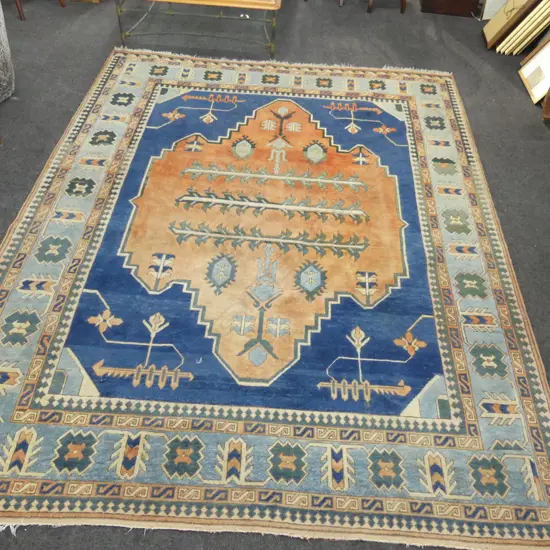 LARGE HAND KNOTTED TURKISH TRIBAL CARPET 2600 x 3200mm