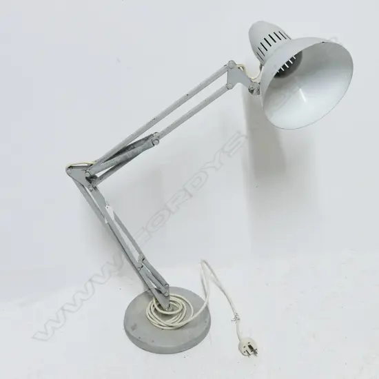 GREY PAINTED ANGLE POISE LAMP