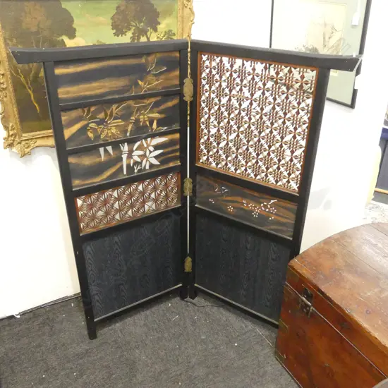 ORIENTAL 2 PANEL SCREEN H.1075mm