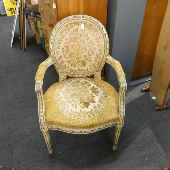 FRENCH STYLE ARMCHAIR