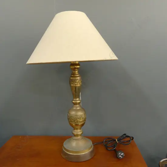 TABLE LAMP w. BRASS BASE H.735mm