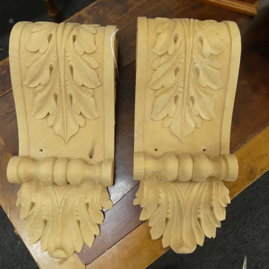 PR CARVED KAURI CORBELLS H.470mm