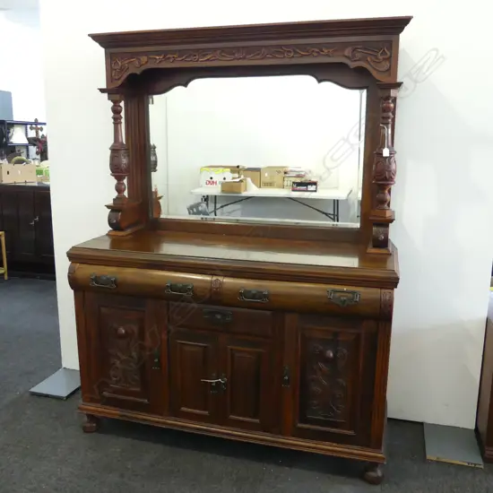 MIRROR BACK SIDEBOARD 1490x570x1955mm