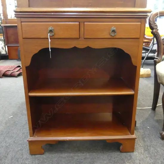 CUPBOARD w. 2 DRAWERS & 2 SHELVES 610x300x775mm