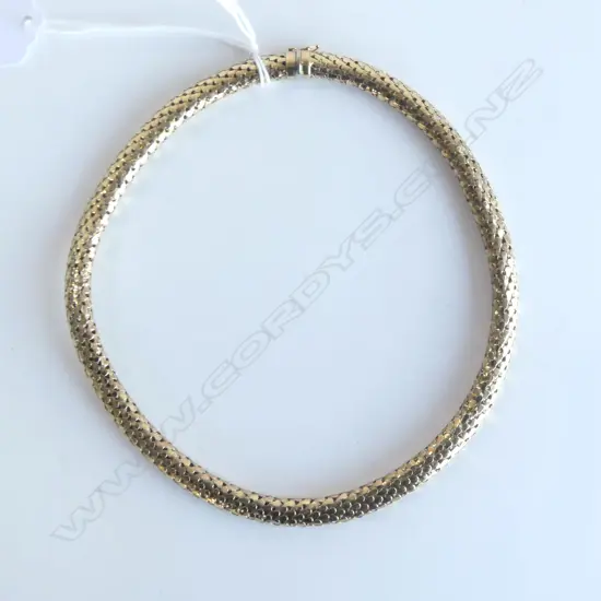 9CT GOLD SNAKE CHAIN NECKLACE 20gm