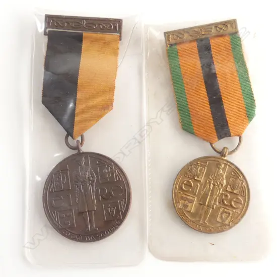 2 IRISH SERVICE MEDALS