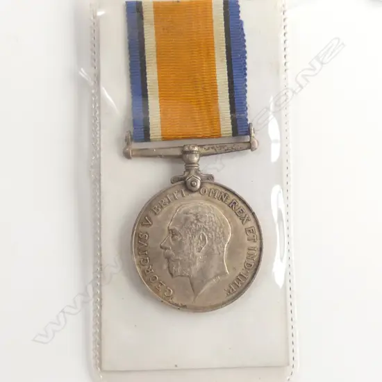 WW1 SERVICE MEDALPVT D J MC HATTON UGANDA V R