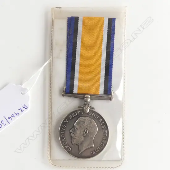 WW1 SERVICE MEDAL PVT J A LLEN  1 LONDON REDG
