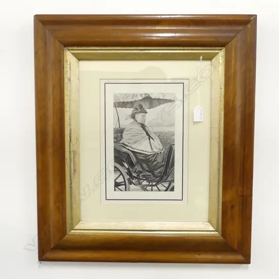 FRAMED QUEEN VICTORIA PRINT, VANITY FAIR 1901 305x210mm