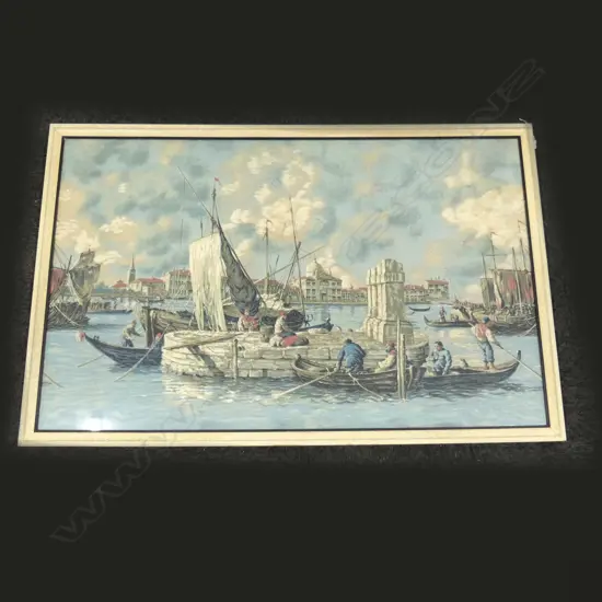 LG FRAMED TAPESTRY, FLORENCE SCENE 750x1205mm