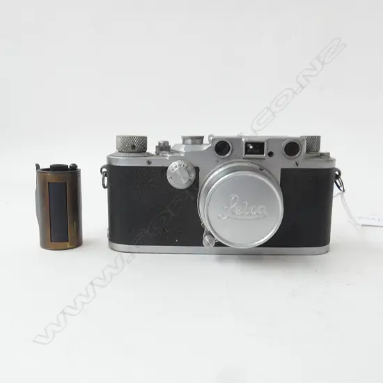 LEICA IIIc CAMERA, ENGRAVED Lt. Col. D. T. MORRISON JUNE 1945