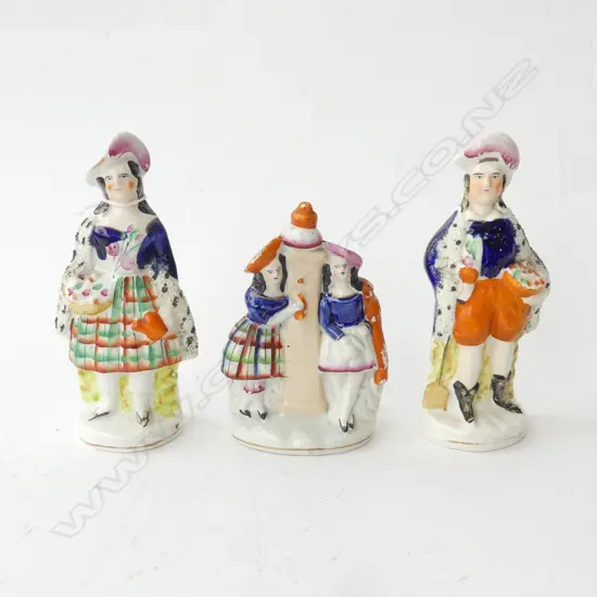 PR STAFFORTSHIRE FIGURES H180MM & ANOTHER H140MM
