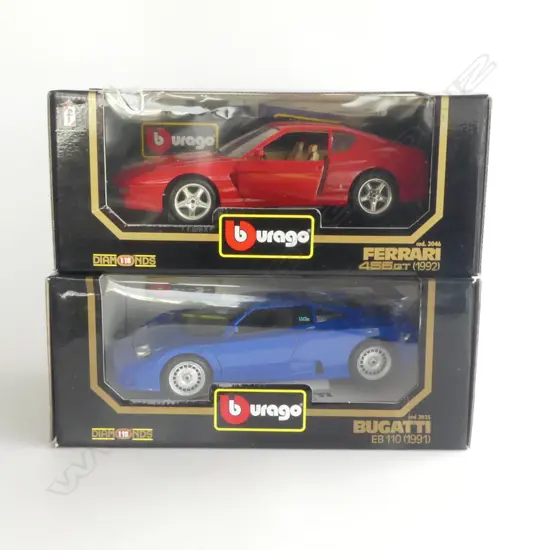2 BURAGO MODEL CARS, BOXED