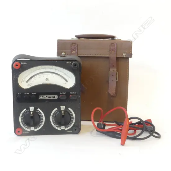 VINTAGE CASED AVONMETER H240 L200MM